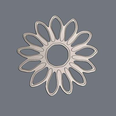 0.2mm Ακριβής οξύ χαραγμένα στολίδια από ανοξείδωτο χάλυβα